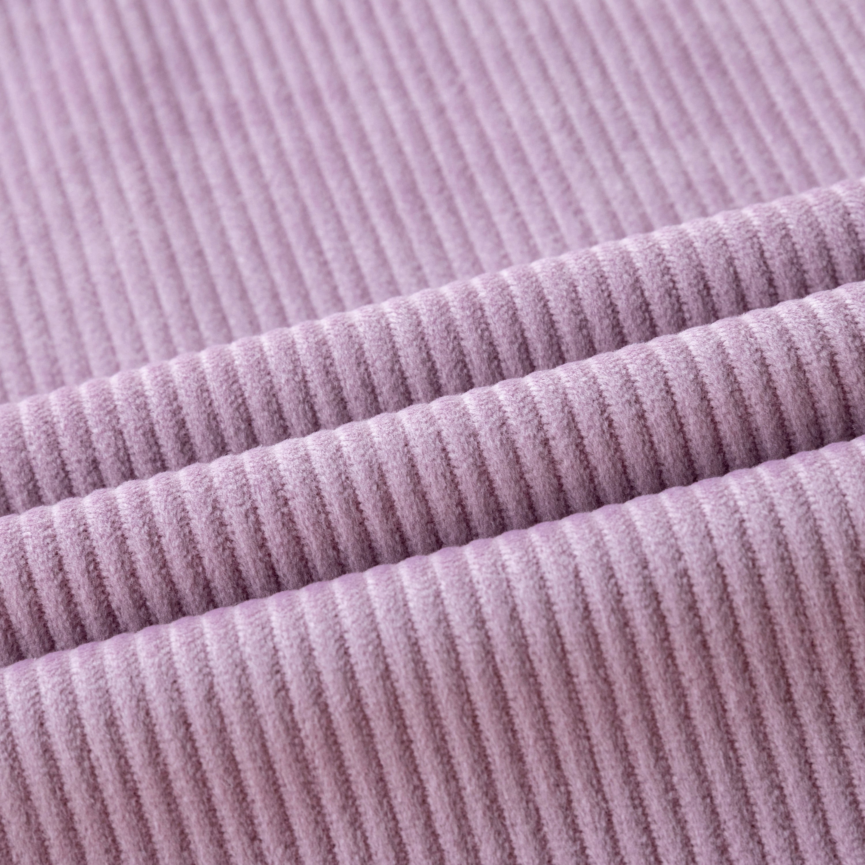 Phantoscope Soft Corduroy Velvet Decorative Throw Pillows with Cotton Tassel Trim, 20 x 20 in, Pink Purple, 2 Pack