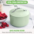 thumbnail image 6 of GreenLife Dream 2-Quart Ceramic Nonstick Saucepan with Lid, Silicone Stay Cool Handle, Sage Green, 6 of 7