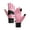 Pink, variant on VJGBEGW Winter Thermal Touch Screen Motorcycle Cycling Gloves for Men Women, Windproof Warm Lined Non-Slip Sports Gloves with Adjustable Wrist Strap Gray One Size