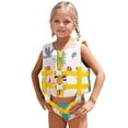 thumbnail image 3 of LRen Girls Life Jacket 50-90 Lbs Begin To Swim Cartoon Swim Vest for Boys Boys Swim Jacket with Adjustable Safety Strap for Sports, Kayaking, Canoeing, Boating, 3 of 5