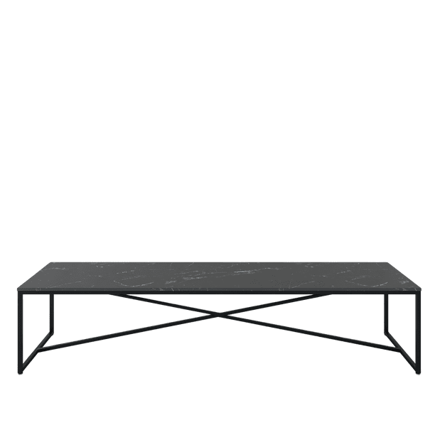 Mesa para TV YAAKUN Cubierta Marmol Negro Monterrey MUJU Mesa para TV YAAKUN Cubierta Marmol Negro Monterrey