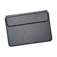 thumbnail image 3 of Funda para portátil de 15,4 pulgadas, soporte de transporte portátil para oficina, resistente a arañazos, funda de cuero PU a prueba de polvo y multiu Negro, 3 of 8