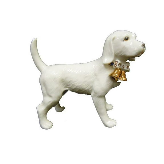 Porcelain Dog Figurine