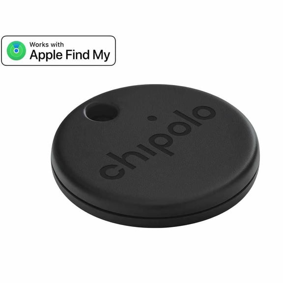 Chipolo One Spot - Localisateur D'objet, Traceur Bluetooth pour clés avec technologie GPS sans fil (compatible avec Find My) - Presque Noir