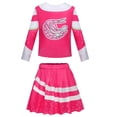 thumbnail image 3 of Zombies 3 Zombie disfraz de escuela secundaria, vestido de porristas para niños, faldas superiores para niñas pequeñas, monos de carnaval y Halloween, 3 of 5