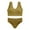 Yellow, variant on Miqool Women's 2 Piece Sports Bra and Panty Sets, Comfort Wireless Seamless Bralettes and Underwear Matching Workout Yoga Gym Set