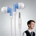 thumbnail image 5 of Fmnung Wired 3.5mm In-Ear Headphones, Noise Cancelling Earbuds with Colorful Design, Lightweight Earphones for Mobile, Tablet, Laptop, and Gaming, Ergonomic Fit Comfortable, 5 of 6