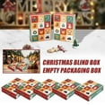 thumbnail image 2 of 5 Pcs Christmas Advent Calendar Box Decoration, Refillable 12 Days Christmas Advent Countdown Box, Christmas DIY Candy Box For Homemade Holiday Gifts（Empty Boxes）, 2 of 5