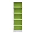 thumbnail image 3 of Pemberly Row Bibliothèque Ouverte Réversible à 5 Niveaux en Bois d'Ingénierie, Vert, 3 of 6