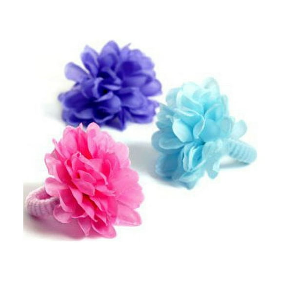 Goody Styling Essentials Girls Ouchless Flower Hair Ties, 6 Count
