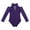 Purple, variant on DPOIS Girls Team Basic Stretch Mock Neck Long Sleeve Leotard Dancewear