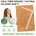 thumbnail image 2 of Natural Sponge 12Pack,Eco Friendly Non-Scratch Scrub Sponge,Biodegradable Sisal Scrubber with Compostable Kitchen Sponges for Dishes Cleaning, 2 of 7