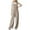 Khaki, variant on Casual Shoulder Strap Adjustable Buckle Pocket Overalls Rompers for Women Knitted, Comfortable, Stylish