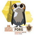 thumbnail image 2 of Girl's Star Wars: Galaxy of Creatures The Porg  Graphic Tee White X Large, 2 of 4