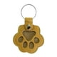 thumbnail image 5 of Llavero con forma de pata de perro y gato, regalo conmemorativo para perro, llavero de piel sintética hecho a mano con forma de animal. amarillo, 5 of 9