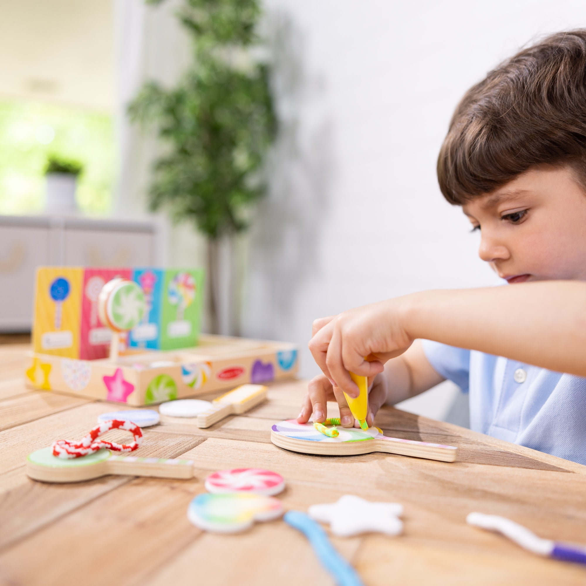 Melissa & Doug Wooden Lollipop Play Set for Preschool Girls and Boys 3+ - FSC Certified