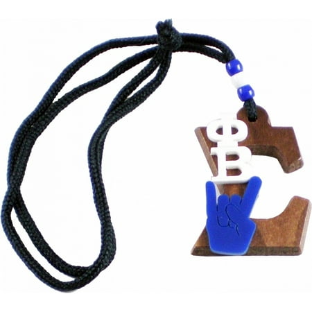 Sigma Letter - Phi Beta Sigma Wood Big Letter Hand Sign Symbol Medallion [Brown - 2.75