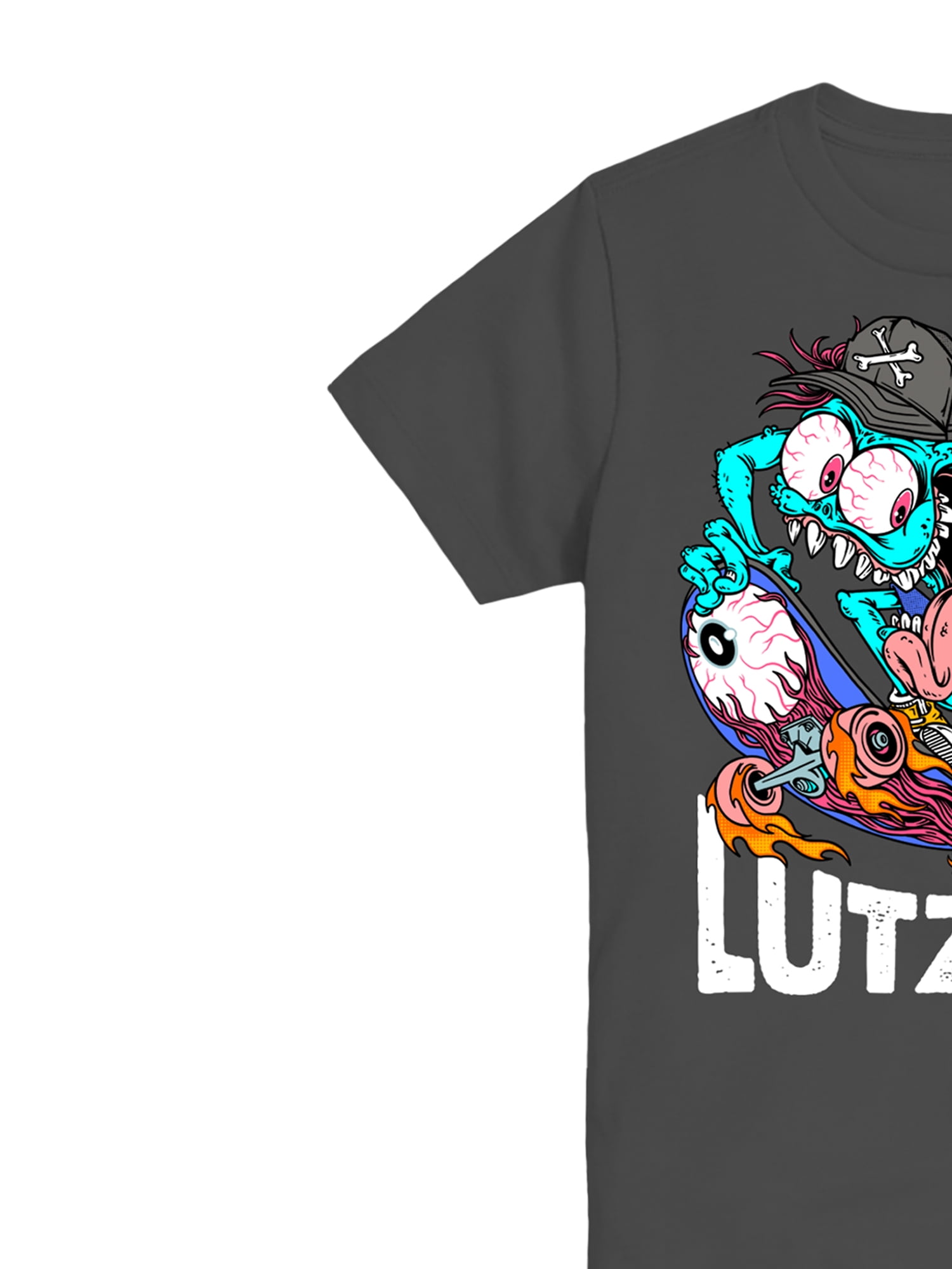 Greg Lutzka, Monster Skate Blue Boys Tee, Sizes XS-XXL