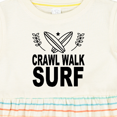 thumbnail image 4 of Inktastic Surfing Cute Crawl Walk Surf Girls Baby Dress, 4 of 5