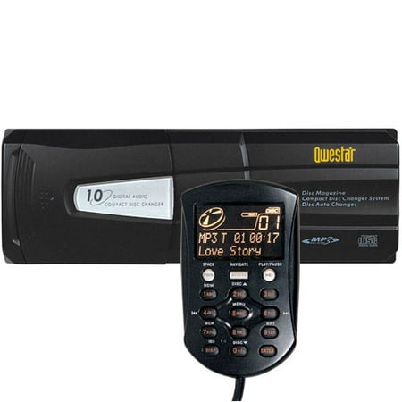 Qwestar MP3/10-CD Changer for Cars, RM1850MP3