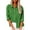 Green, variant on ATIXEL Plus Size Women Tops Casual Long Sleeve Solid Loose V-neck Shirt Blouse Top