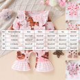 thumbnail image 4 of Kogui New Born Clothes Baby Girl Toddler Baby Girl Romper Fall Winter Long Sleeve Ruffle Jumpsuit Infant Romper 0 3 6 9 12 18 Months (Pink,0-3 Months), 4 of 9
