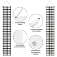thumbnail image 4 of A Pair Of Decorative Banners 70.9×11.8in Can Be Reused And Easily Installed For Indoor Or Outdoor Or Anywhere White Buffalo Plaid Check Tartan Scotland_2, 4 of 7