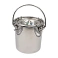thumbnail image 2 of koolsoo Milking Machine Bucket Easy Carrying Stainless Steel for Livestock Horse Cow 5L, 2 of 9