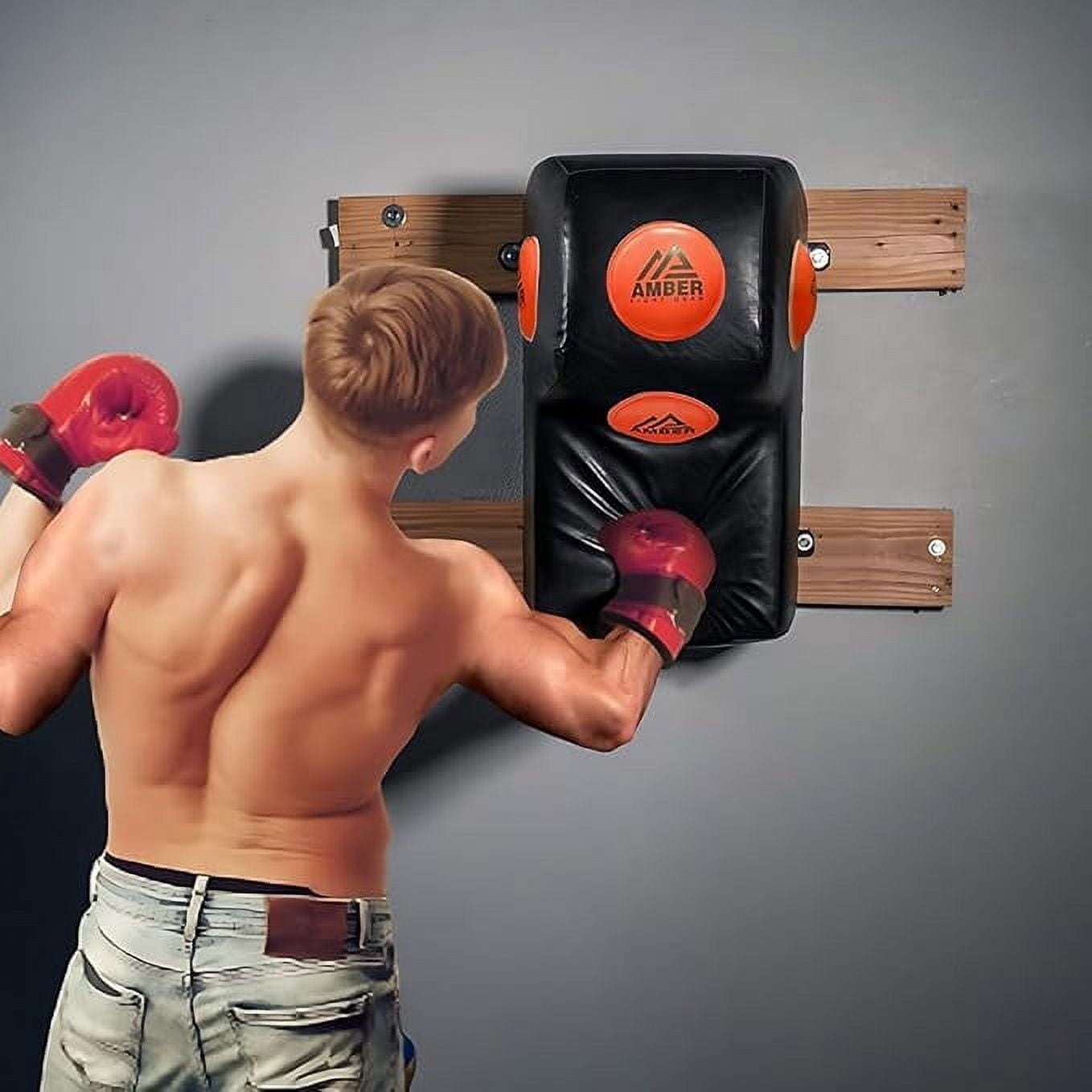 Wall Mount Uppercut Bag Wall Mount Hook and Uppercut Punching Bag Wall Mounted Boxing Bag for Boxing Muay Thai, MMA, Kickboxing