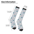 thumbnail image 5 of Daiia Sports Socks Turtles And Shells Printed Novelty Crew Socks for Men Women Knee High Socks Cotton Socks Soft & Breathable Support Unisex Socks, 5 of 9