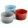 thumbnail image 2 of Crockpot Thornburg 6 Piece 12 Ounce Round Stoneware Ramekin Set in Assorted Colors, 2 of 6