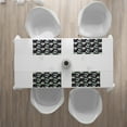 thumbnail image 3 of Ambesonne Floral Place Mats Set of 4, Geometric Soft Spring, Standard Size, Pale Green Slate Blue, 3 of 4