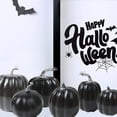 thumbnail image 3 of Matsuzay Calabaza artificial realista para Halloween y decoraciones de acción de gracias adecuadas para Halloween Kits de decoración para fiestas, 3 of 6