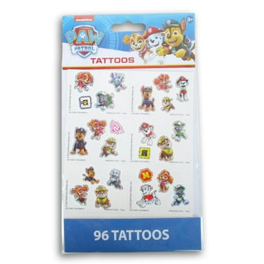 Paw Patrol Temporary Tattoos - 96 Count