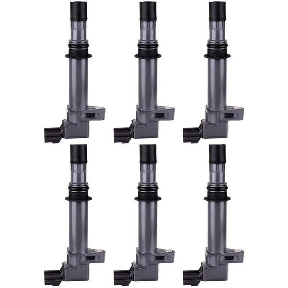 CCIYU Pack of 6 Ignition Coils for Dodg-e/for Jeep/Chrysle-r/for Mitsubishi 1999-2008 V8 V6 3.7L 4.7L Fits for UF270 UF297 UF399