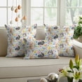 thumbnail image 6 of Easter Decorative Throw Pillow Covers 12x20 Inch Set of 2 Easter Eggs Bunny Home Decor Pillow Cases for Couch, Rabbit Floral White Cushion Case for Living Room Bedroom Bed Car Chair, 6 of 9