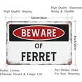 thumbnail image 2 of Beware of Dragon Vintage Metal Tin Sign Decor Retro Funny Aluminum Sign For Home Garage, Basement Wall Decorations, 2 of 5