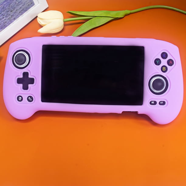 Funda de silicona suave para consola de juegos antideslizante funda de silicona para Anbernic RG556