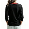 thumbnail image 6 of Womens 9/11 25th Anniversary Shirt 3/4 Sleeve Patriotic T Shirts | Never Forget 911 Memorial Shirt,Loose V-Neck Graphic T-Shirt,Printed American Flag T-shirt,Casual Tee Tops, M, 6 of 6