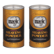(2 Pack) SoftSheen-Carson Magic Fragrant Shaving Powder, Razorless Shaving for Coarse Hair, 4.5 oz