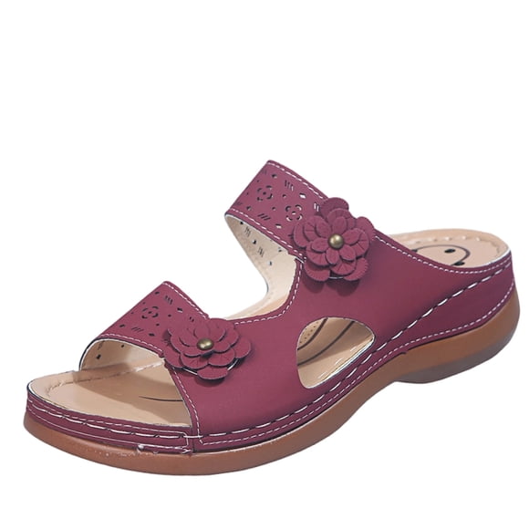 Willtoo Orthopedic Sandals for Women Arch Support Summer Flat Sandals Lightweight Non Slip Slip on Orthopedic Slippers Comfort 2026 Orthopedic Shoes