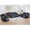 Black-Couch+Loveseat+Recliner, variant on Faux Leather Power Recliner Sofa Set, Home Theater Seating with LED Base Light, Cup Holders & Storage Console, Living Room Reclining Couch for Movie Room Grey