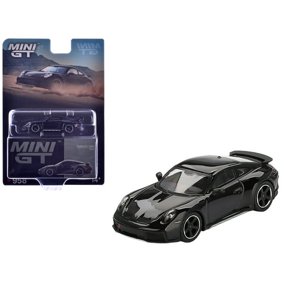 Porsche 911 Dakar Black Limited Edition 1/64 Diecast Model Car by Mini GT