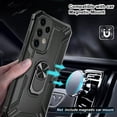 thumbnail image 5 of TECH CIRCLE Rugged Cool Case for Samsung Galaxy A73 5G 6.7" 2022 - Protective Hard Shell Case [Built-in Sturdy Kickstand / Phone Ring Holder] Compatible with Magnetic Car Mount Phone Cover, Black, 5 of 8