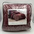 thumbnail image 2 of Sunham Daphne 14-Pc. Comforter Super Set, Queen Burgundy Red, 2 of 11