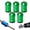 Green, variant on Borikise Magnetizer & Demagnetizer Tool Set, Instant Magic Bit Lock, Perfect for Power Drills and Furniture Assembly