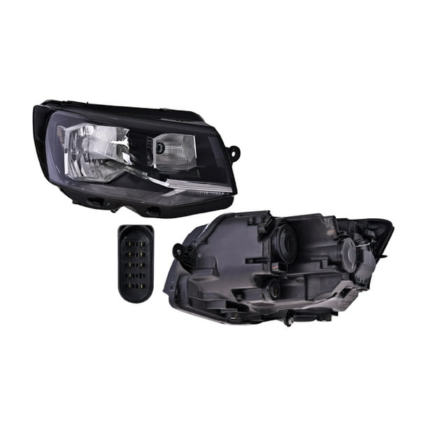 FARO TRANSPORTER 2016 al 2019 VOLKSWAGEN Derecho/Pasajero DEPO FARO VW TRANSPORTER 16-19 ELECTRICO C/MOTOR P/FOCO H4