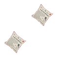 thumbnail image 4 of Kenally Funda de almohada con diseño de sobre, funda de almohada de forma cuadrada para hija, hijo, funda de cojín trasero, funda de abuela nieto 2piezas, 4 of 6
