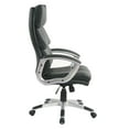 thumbnail image 3 of Chaise de bureau en cuir PU à dossier haut TygerClaw, 3 of 3