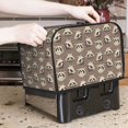 thumbnail image 2 of Toaster Cover 2 Slice, Raccoon Cute 2 slice Toaster Oven Cover For Kitchen Small Appliance Bread Machine Protector, Waterproof Toaster Covers 2 slice Wide Slot, 2 of 7